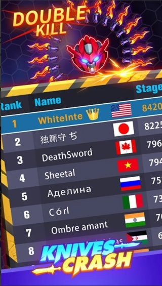 精彩截图-威尼斯615最新版下载-威尼斯615官方正版(Knives Crash)下载 v1.0.33 安卓版2